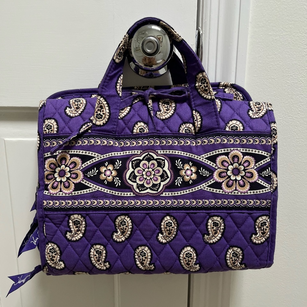 Vera Bradley hanging toiletries kit